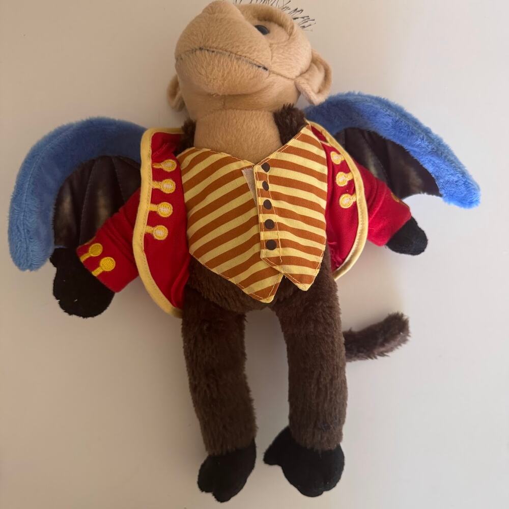 Wicked Flying Monkey Plush Wizard of Oz Winged Monkey w/ Removable Jacket - Picture 2 of 5
